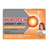 Nurofen Junior 7+ portocale 100mg x 24cps.moi, Reckitt