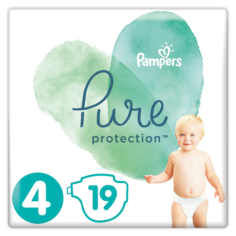 Pampers 4 Pure 9-14kg x 19buc