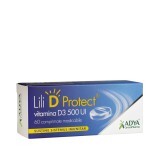 Lili D Protect Vitamina D3  500 UI x 60cpr Adya Green