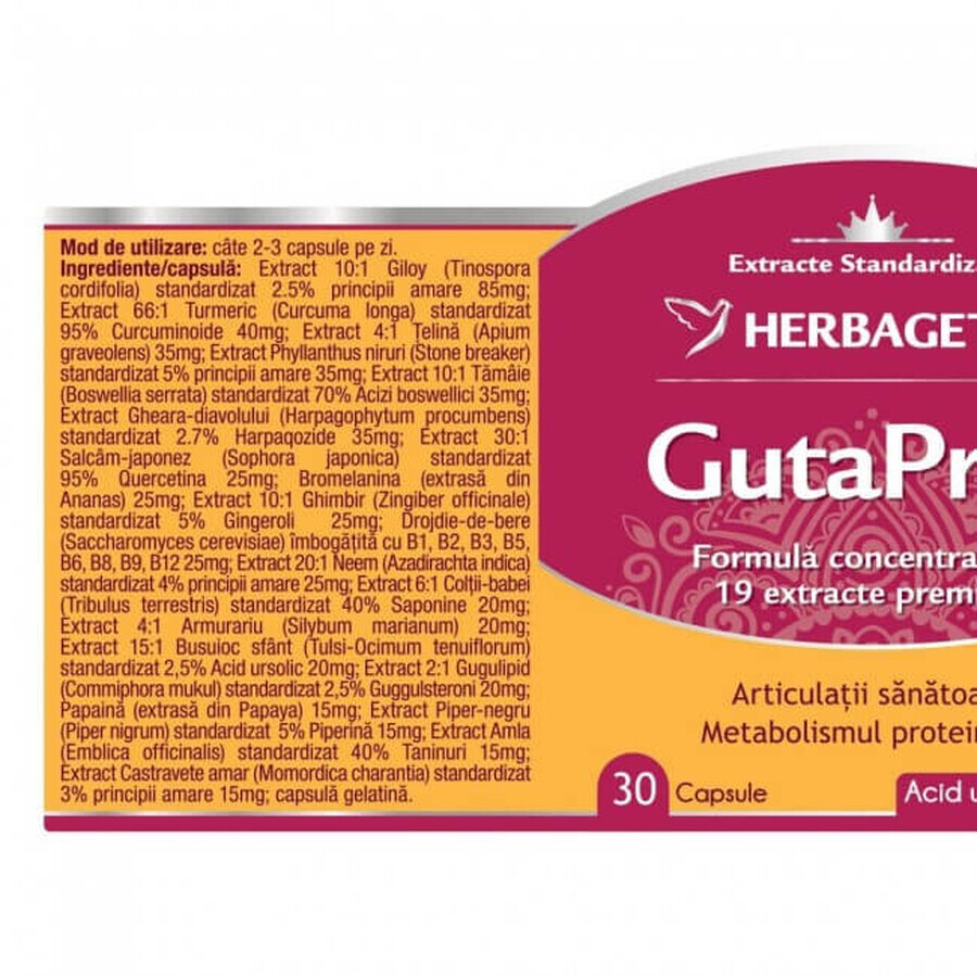 Gutaprim x 30cps, Herbagetica 