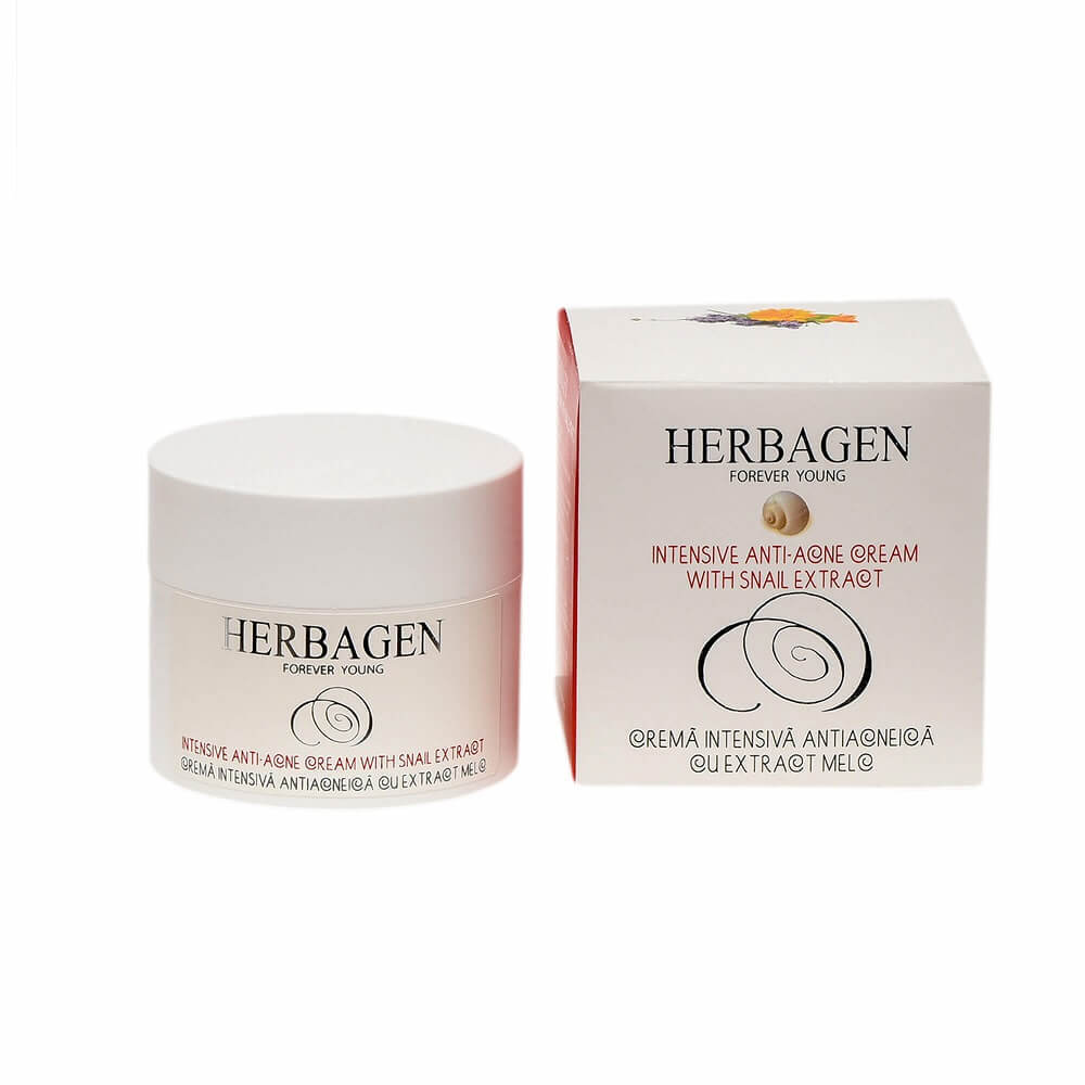 herbagen crema cu extract de melc pareri Crema intensiva antiacneica cu extract de melc, 50 g, Herbagen