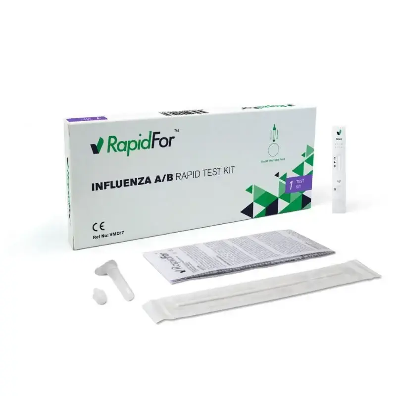 Test rapid influenza (Gripa A+B ) RapidFor x 1 test/cutie