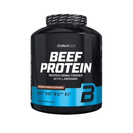 Beef Protein chocolate-coconut, 1.8 kg, BioTech USA