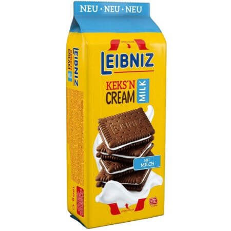 Biscuiti Kek\'n Cream Milk, 190 g, Leibniz