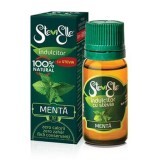 Indulcitor lichid cu extract de stevia si aroma de menta, 10 ml, SteviElle