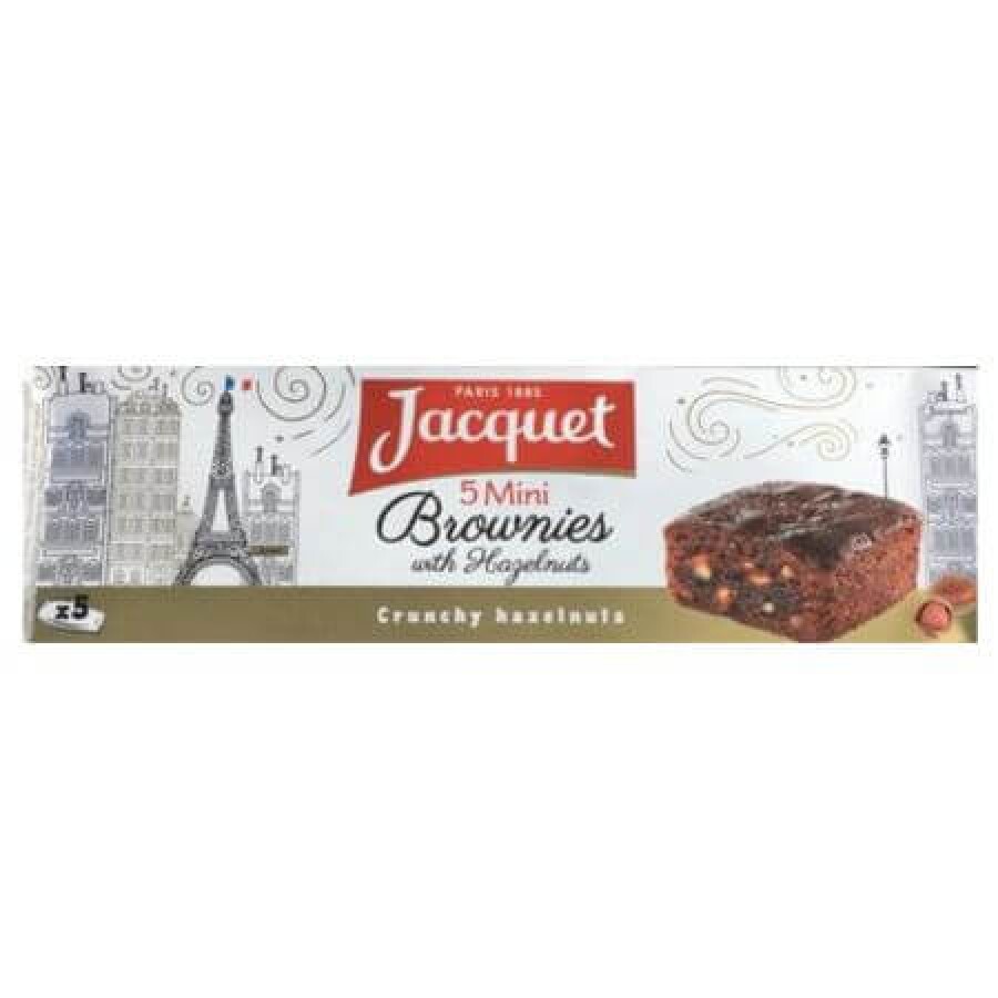 Mini prajitura cu ciocolata si alune, 150g, Jacquet