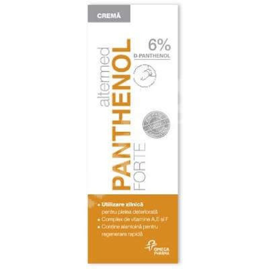 Cremă Panthenol Forte 6%, 30 g, Omega Pharma
