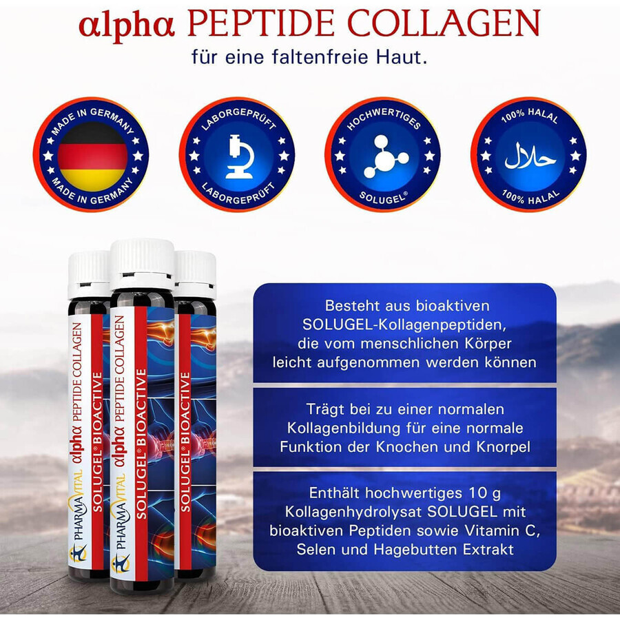 Alpha Peptide Collagen, 50 fiole x 25 ml, PharmaVital GmbH