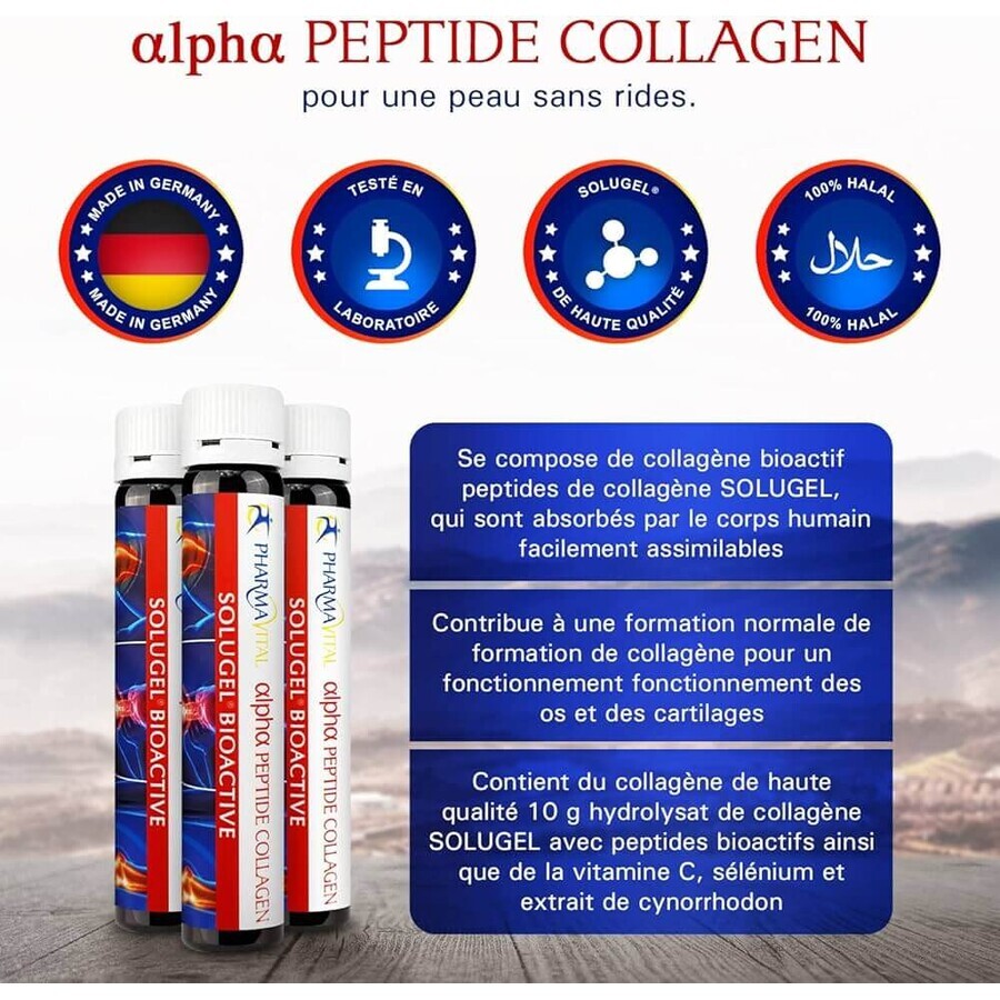 Alpha Peptide Collagen Plus, 11000 mg, 50 flacons x 25 ml, PharmaVital GmbH