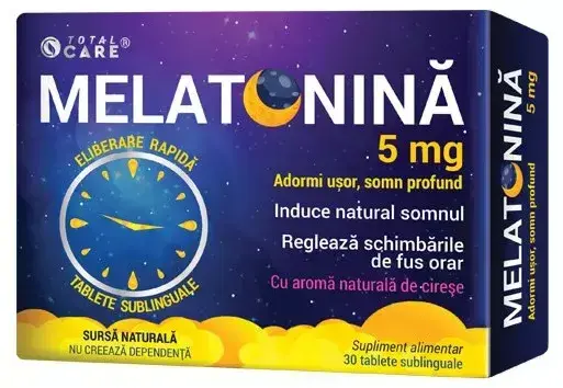 Melatonină 5 mg cu eliberare rapidă 30 tablete sublinguale, Cosmo Pharm