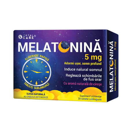 Melatonină 5 mg cu eliberare rapidă 30 tablete sublinguale, Cosmo Pharm 