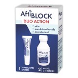 AftiBLOCK Duo action gel, 8g + Apa de gura, 100ml, Zdrovit