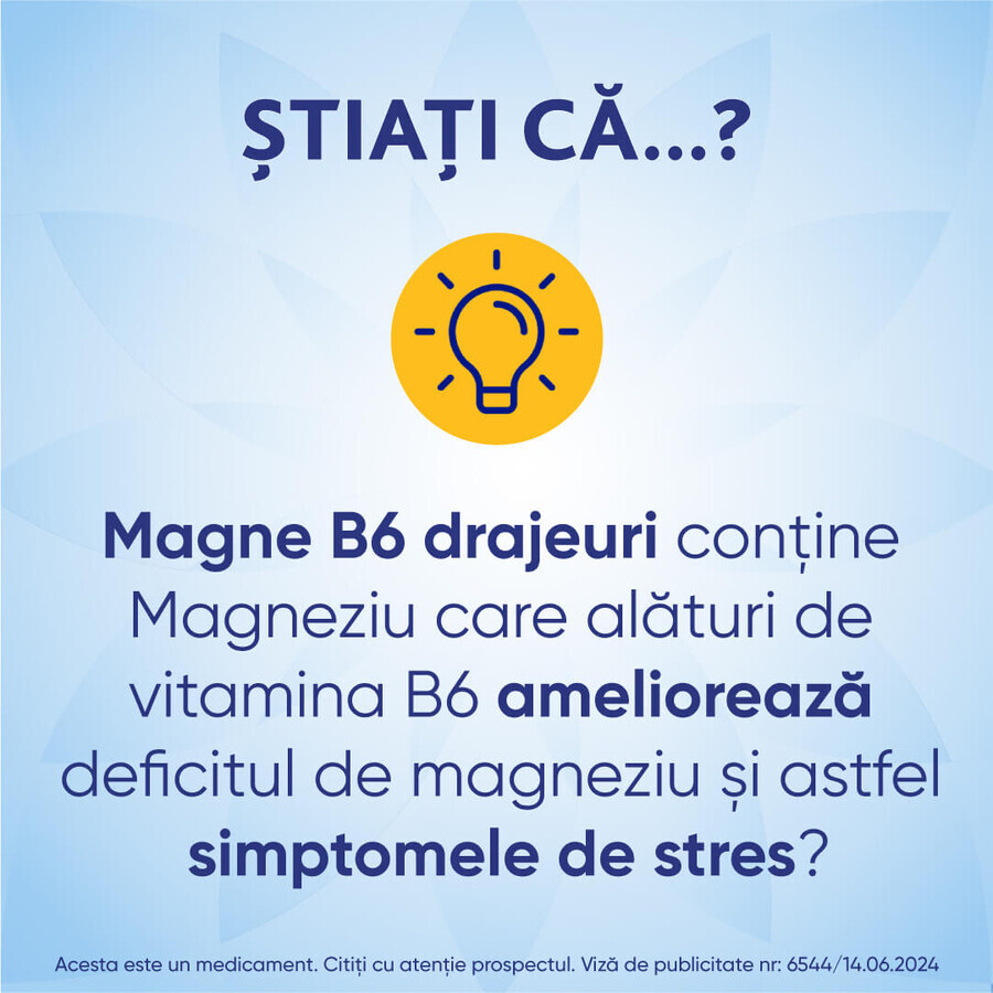 Magne B6, 60 drajeuri, Sanofi