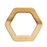 Jucarie pentru dentitie din lemn de tei - hexagon, Zuluff