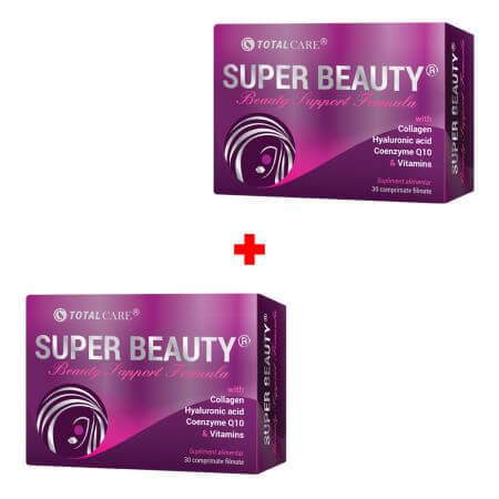 Pachet Super Beauty, beauty suport formula, 30 + 30 comprimate, Cosmopharm Vitamine si suplimente