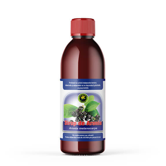 Sirop de Aronia cu zahar 500ml Hypericum