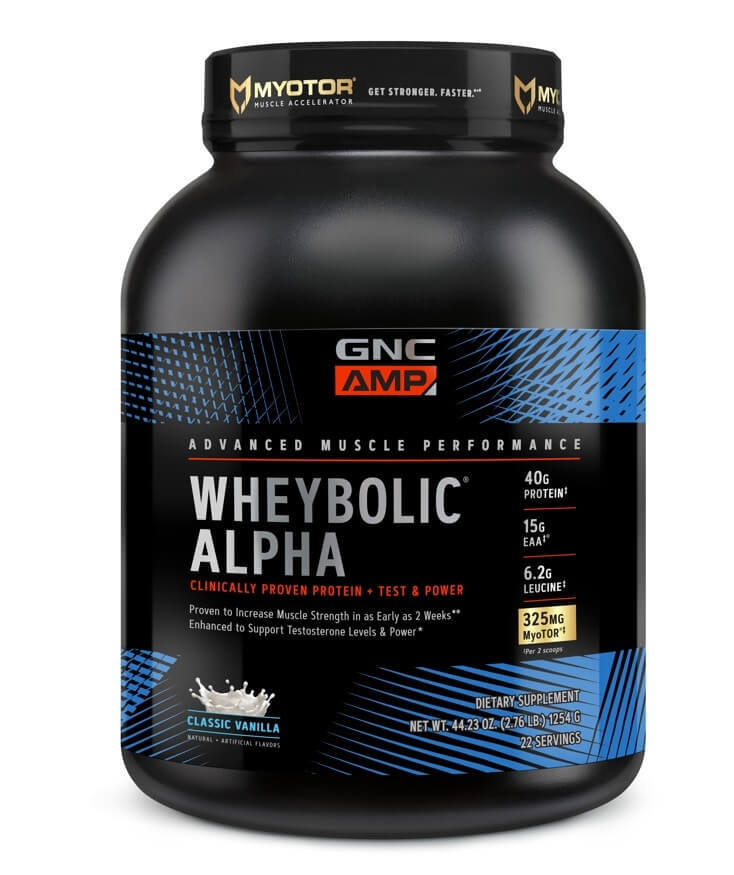 Gnc Amp Wheybolic Alpha, Proteina Din Zer, Cu Aroma De Vanilie, 1254 G