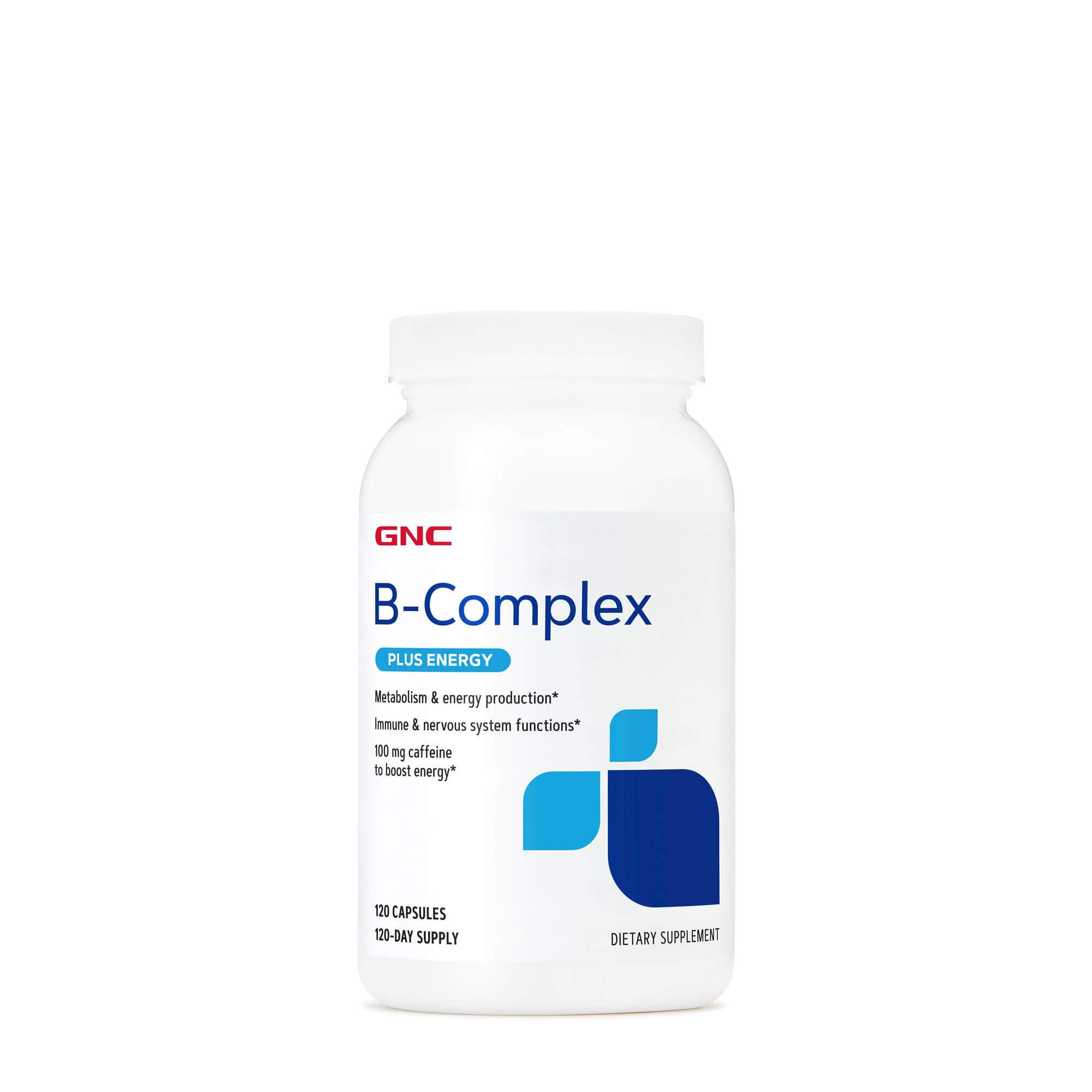 Gnc B-complex + Energy, B Complex + Formula Energizanta, 120 Cps Vitamine si suplimente