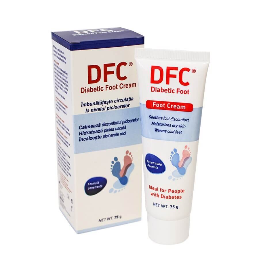 Cremă pentru picioare DFC Diabetic Foot Cream, 75 g, Sana Pharma recenzii