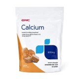 Gnc Calcium Soft Chews 600 Mg, Calciu Caramele, Cu Aroma Naturala De Caramel
