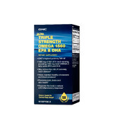 Gnc Ultra Triple Strength Fish Oil 1560, Omega Epa & Dha, Ulei De Peste, 60 Cps