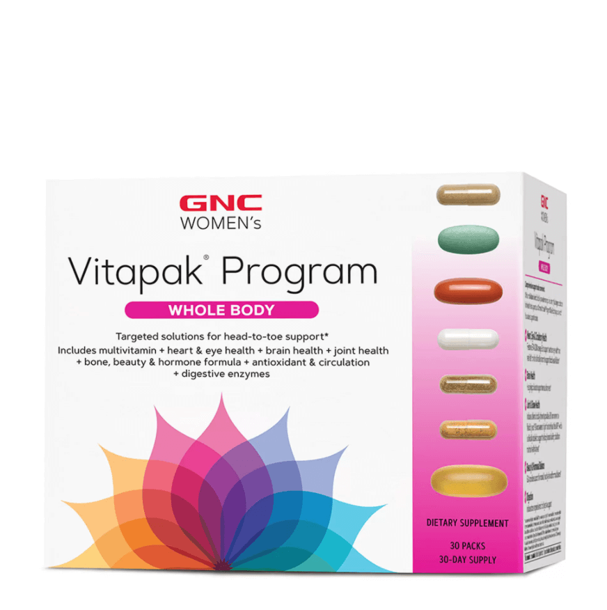 Gnc Women\'s Ultra Mega Whole Body Vitapak Program, Complex De Multivitamine Pentru Sustinerea Intregului Organism, 30 Pachetele