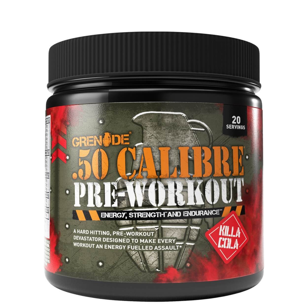 Grenade 50 Calibre Pre-workout Cu Aroma De Killa Cola, 232 G