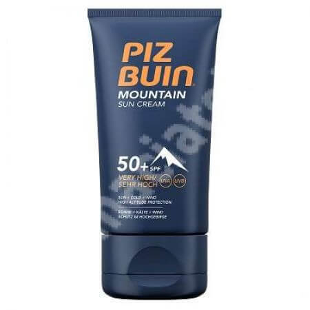 Cremă pentru protecție solară SPF 50+ Mountain, 50 ml, Piz Buin