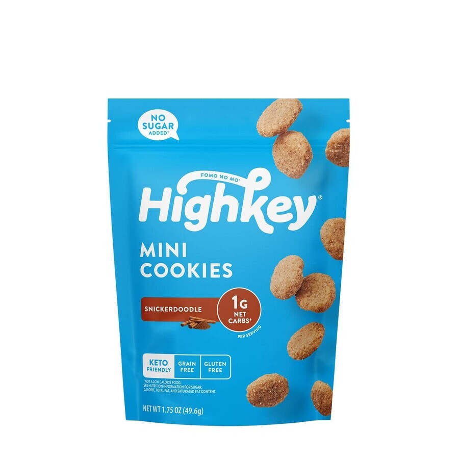 Highkey Mini Biscuiti Keto Cu Aroma De Snickerdoodle, 49.6 G