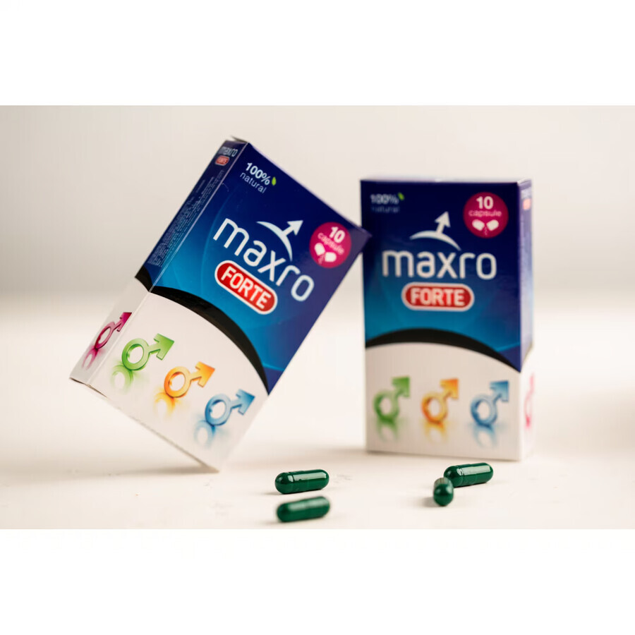 Maxro Forte Formula 100 naturala 10 capsule, Mad House