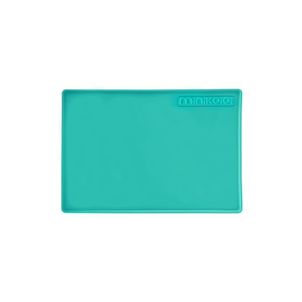 Covoras antiderapant din silicon, Aqua Green, Minikoioi