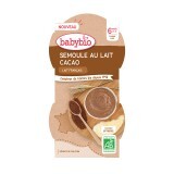 Desert Bio din gris cu lapte si cacao, 2 x 100 g, BabyBio