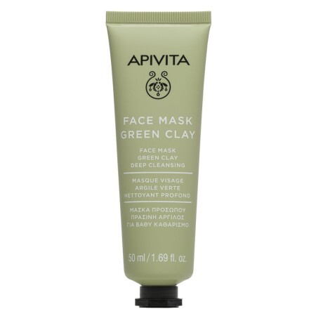 Masca pentru caratare profunda cu argila verde, 50 ml, Apivita