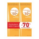 Crema Photoderm MAX 50+, 2x40 ml, Bioderma (70% reducere la al 2-lea produs)