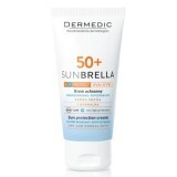 Crema protectie slara SPF 50+ ten normal-uscat si piele sensibila Sunbrella, 50 g, Dermedic
