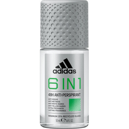 Adidas Deodorant roll-on 6 in 1 bărbați, 50 ml