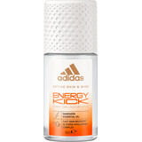 Adidas Deodorant roll-on energy kick, 50 ml