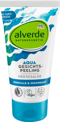 Alverde Naturkosmetik Aqua peeling cu alge marine, 75 ml