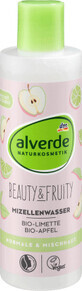 Alverde Naturkosmetik Beauty &amp; Fruity apă micelară lime ECO &amp; mere ECO, 200 ml