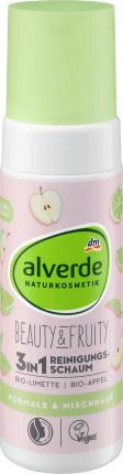 Alverde Naturkosmetik Beauty&Fruity 3în1 spumă de curățare, 150 ml