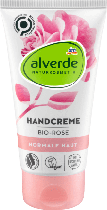 Alverde Naturkosmetik Cremă de mâini cu trandafir eco, 75 ml Frumusete si ingrijire