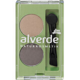 Alverde Naturkosmetik Fard de sprâncene duo, 1,6 g