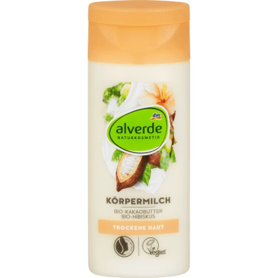 Alverde Naturkosmetik Lapte de corp unt de cacao, 50 ml