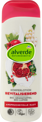 Alverde Naturkosmetik Loțiune cu rodie pentru corp, 250 ml