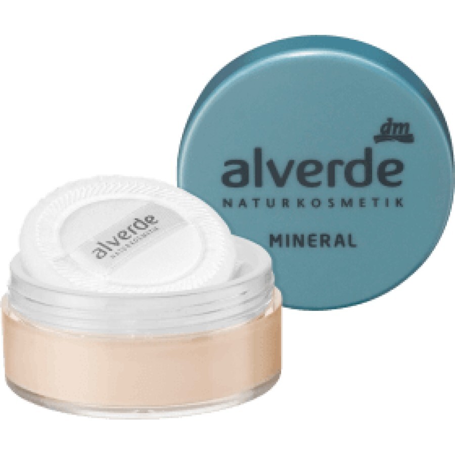 Alverde Naturkosmetik Mineral pudră 02 Natural, 10 g