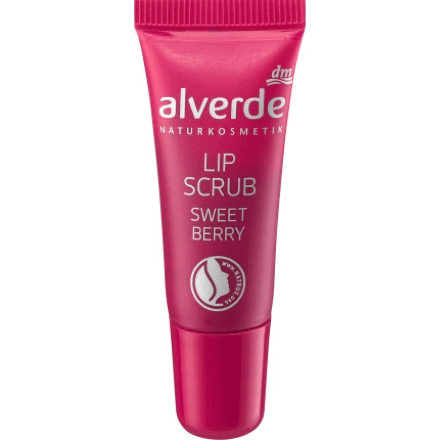 Alverde Naturkosmetik Scrub de buze Sweet Berry, 8 ml