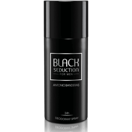 Antonio Banderas Deodorant spray seduction in black, 150 ml