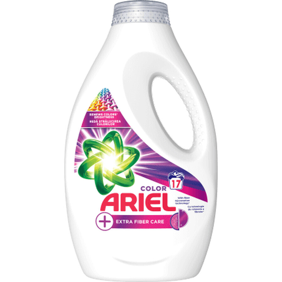 Ariel Detergent rufe Fiber Care 17 spălări, 935 ml