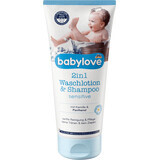 Babylove 2in1 gel de duş şi şampon, 200 ml