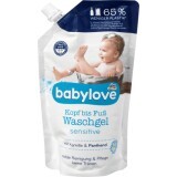 Babylove Gel de duș și șampon senzitiv, 500 ml